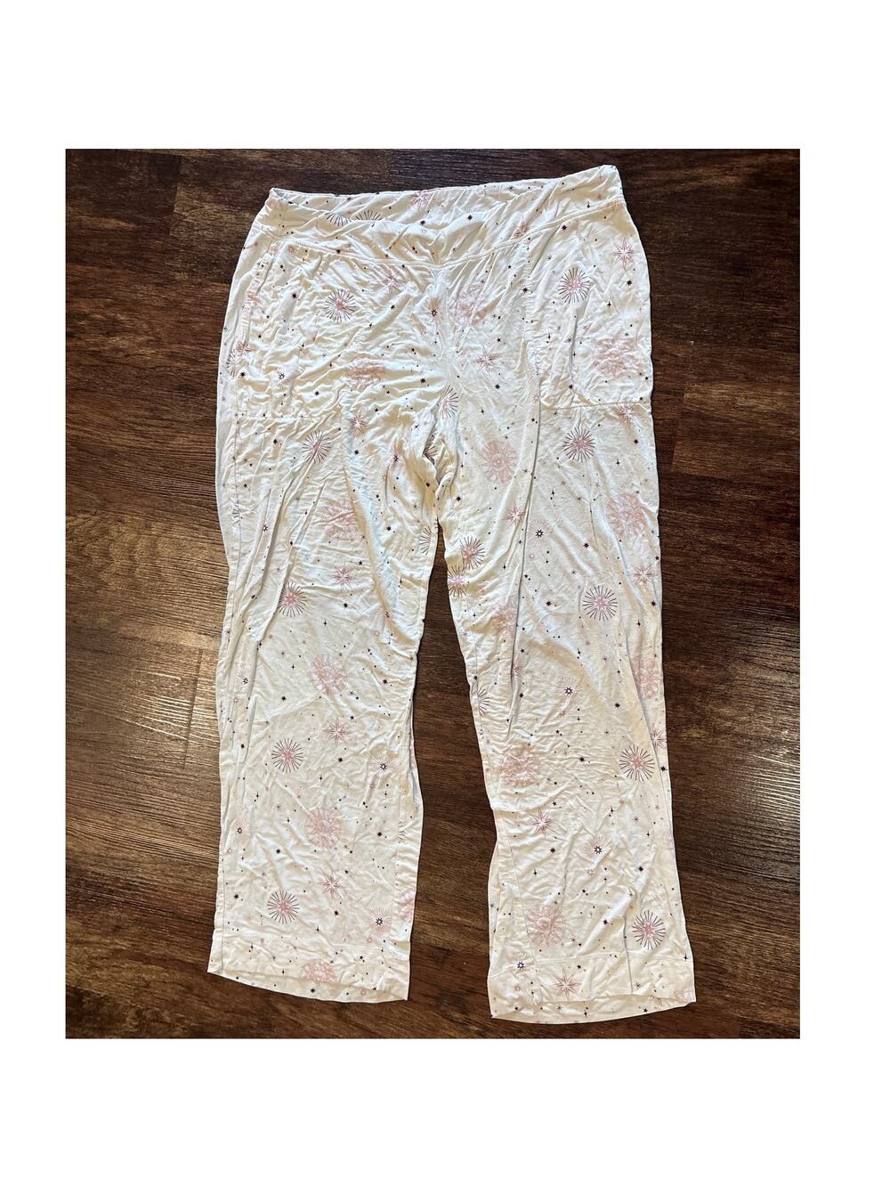 Soma Cool Nights Celestial Star Moon Pajama Lounge Pants Womens Large